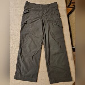 Anatomie Pants Womens Cargo Crop 3/4 Pant Gray SZ S